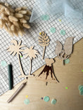 Bild in Galerie-Betrachter laden, Cake Topper Set Dino Welt
